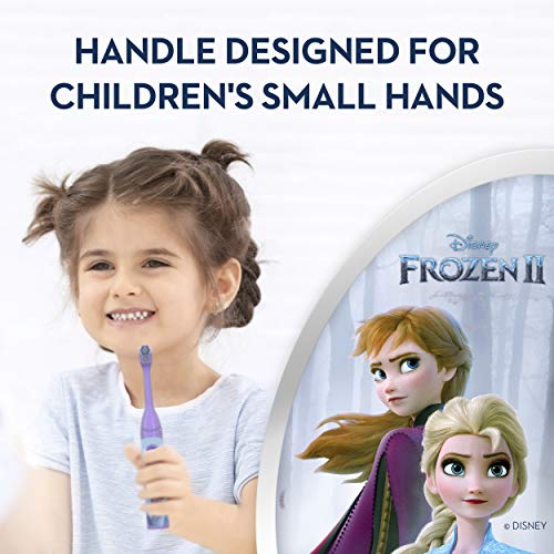 Oral-B Pro-Health Jr. Battery Powered Kid's Toothbrush Featuring Disney's Frozen, Soft, 1 ct & Disney Princess Power Kid's Toothbrush 1 Count Characters May Vary