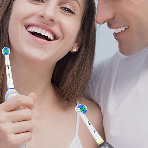 KHBD Replacement Heads Compatible with Braun Oral b Electric Toothbrush, Sensitive Toothbrush Heads for Pro 1000/9000/ 500/3000/8000/Smart/Geinus Toothbrush-16 Pack
