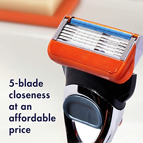 Gillette Mens Razor Blade Refills, 10 Fusion5 Cartridges, 2 ProGlide Cartridges, Lubrastrip for a More Comfortable Shave