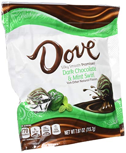 Dove Promises Dark Chocolate Mint Swirl Candy Bag, 7.61 Oz