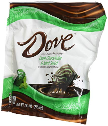 Dove Promises Dark Chocolate Mint Swirl Candy Bag, 7.61 Oz