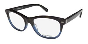 bobbi brown eyeglasses the gabby 0bsv havana gray blue