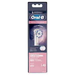 oral-b sensitive clean replacement heads for electric toothbrush (pack of 3)