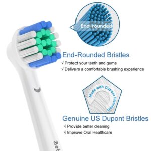 16 Count Replacement Brush Heads Compatible with Oral B Braun Electric Toothbrush, Deep and Precise Cleaning.