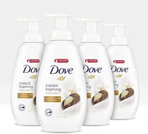 dove purely pampering body wash with nutriummoisture technology shea butter and vanilla paraben free bodywash 13.5 fl oz 4 count