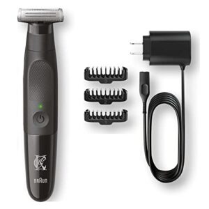 King C. Gillette Beard Trimmer for Men, Includes 1 Cordless Style Master Trimmer with One 4D Blade and 3 Interchangeable Combs, Waterproof