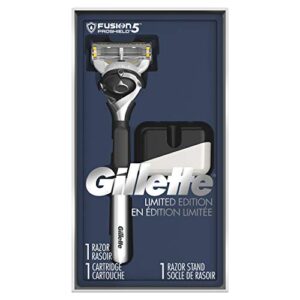 gillette fusion5 proshield limited edition set (handle + razor + stand)