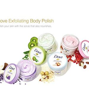 Dove Exfoliating Body Polish Body Scrub Crushed Lavender & Coconut Milk 10.5 oz