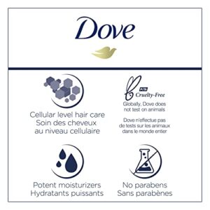 Dove Hair Therapy Serum + Conditioner Hair Care For Split Ends and Damaged Hair Rescue and Protect Visibly Repairs Hair in 1 Minute 33.8 fl oz