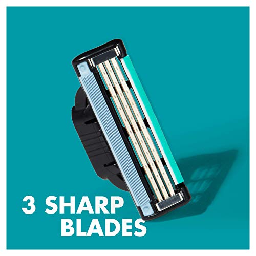 Gillette Mach3 Razor Blades for Men with Stronger-Than-Steel Blades, 8 Refills (Packaging May Vary)