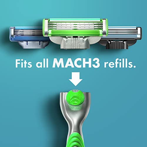 Gillette Mach3 Sensitive Mens Razor Blade Refills, 20 Count, Designed for Sensitive Skin