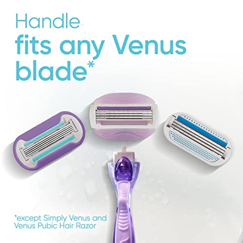 Gillette Venus ComfortGlide Freesia Women's Razor Refills, 4 Refills (Packaging May Vary)