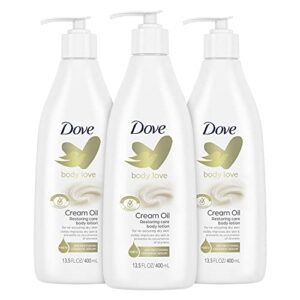 dove body love body lotion for reoccuring dry skin restoring care visibly improves very dry skin 13.5 oz 3 count