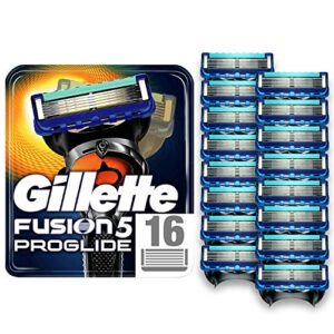 gillette fusion5 proglide razor blades for men with precision trimmer, pack of 16 refill blades (suitable for mailbox)