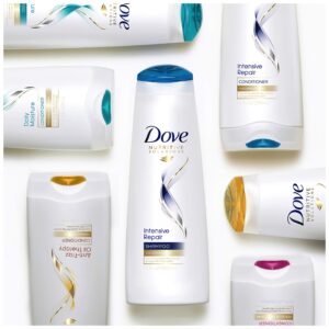 Dove Nutritive Solutions for Dry Hair, Intensive Repair, Deep Conditioner, 12 Fl Oz (Pack of 4)