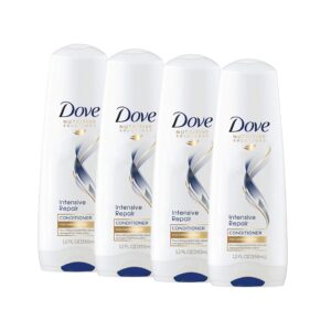 Dove Nutritive Solutions for Dry Hair, Intensive Repair, Deep Conditioner, 12 Fl Oz (Pack of 4)