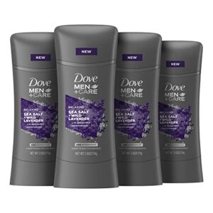 dove men+care antiperspirant deodorant sea salt and wild lavender natural inspired deodorant for men 2.6 oz 4 count