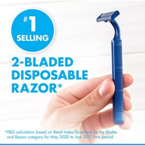 Gillette Sensor2 Men's Disposable Razor, 12 Count (Pack of 3), Blue