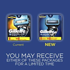 Gillette Fusion5 ProShield Chill Men's Razor Blades, 8 Blade Refills