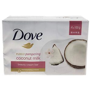 dove purely pampering coconut milk beauty cream by dove for unisex – 3.5 ounce (pack of 4)