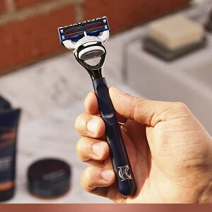 King C. Gillette Neck Razor, Handle plus 2 Blade Refills