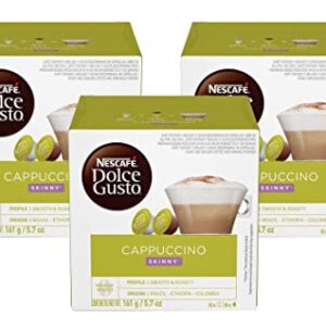 Nescafe Dolce Gusto Pods, Skinny Cappuccino, 16 Count (Pack of 3)