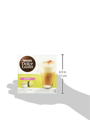 Nescafe Dolce Gusto Pods, Skinny Cappuccino, 16 Count (Pack of 3)