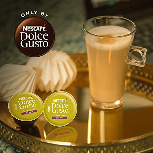 Nescafe Dolce Gusto Pods, Skinny Cappuccino, 16 Count (Pack of 3)