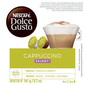 Nescafe Dolce Gusto Pods, Skinny Cappuccino, 16 Count (Pack of 3)