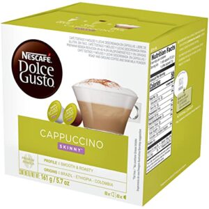 Nescafe Dolce Gusto Pods, Skinny Cappuccino, 16 Count (Pack of 3)