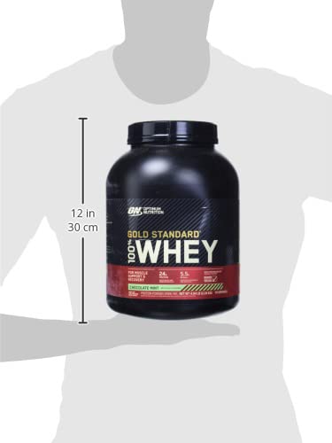 Optimum Nutrition Gold Standard 100% Whey Protein Powder, Chocolate Mint, 5 Pound (Package May Vary)