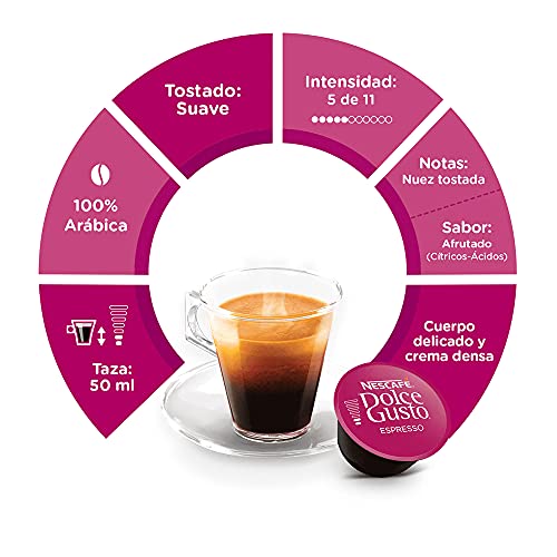 NESCAFÃ‰ Dolce Gusto Coffee Capsules Espresso 48 Single Serve Pods, (Makes 48 Cups) 48 Count