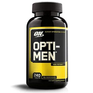 optimum opti-men multi-vitamin vitamin d amino acids b-complex 240 tablets