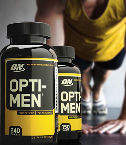 Optimum Opti-Men Multi-Vitamin Vitamin D Amino Acids B-Complex 240 Tablets