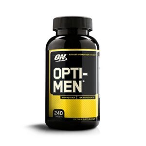 optimum nutrition opti-men daily multivitamin supplement, 240 count