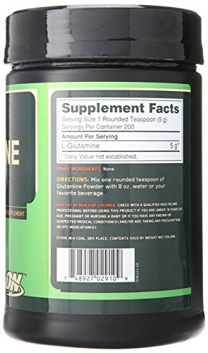 Optimum Nutrition Glutamine Powder, 1000g