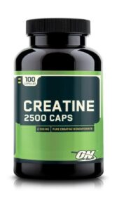 optimum nutrition creatine 2500mg, 100 capsules (pack of 2)