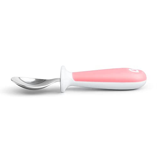 Munchkin® Raise™ Toddler Fork and Spoon Utensil Set, 2 Pack, Pink