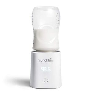 munchkin® 98° digital bottle warmer (plug-in) with four adapters – fits most baby bottles