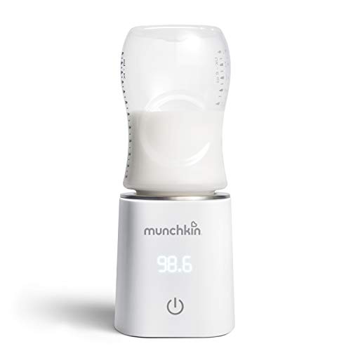 Munchkin® 98° Digital Bottle Warmer (Plug-in) with Four Adapters - Fits Most Baby Bottles