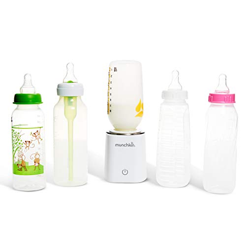 Munchkin® 98° Digital Bottle Warmer (Plug-in) with Four Adapters - Fits Most Baby Bottles