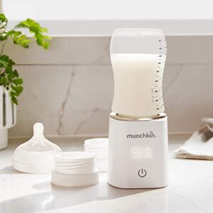 Munchkin® 98° Digital Bottle Warmer (Plug-in) with Four Adapters - Fits Most Baby Bottles