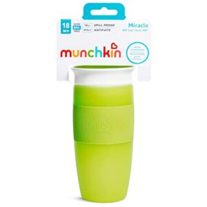 Munchkin® Miracle® 360 Toddler Sippy Cup, 14 Ounce, Green
