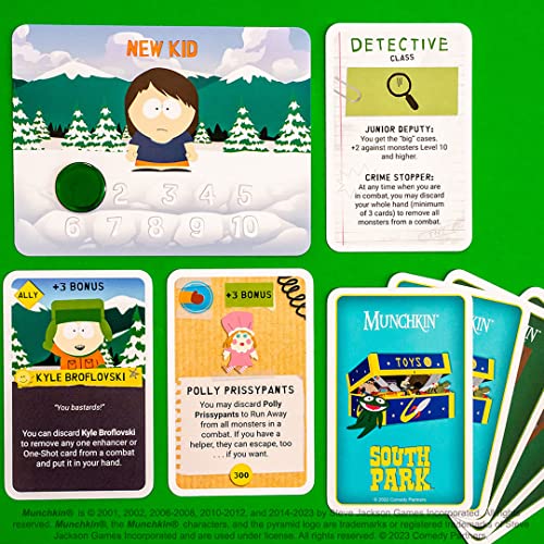 USAOPOLY Munchkin South Park | Card Game Featuring South Park Characters | Based on The Steve Jackson Munchkin Games | Officially-Licensed Comedy Central & South Park Board Game & Merchandise.