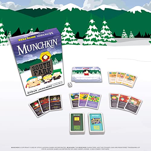 USAOPOLY Munchkin South Park | Card Game Featuring South Park Characters | Based on The Steve Jackson Munchkin Games | Officially-Licensed Comedy Central & South Park Board Game & Merchandise.