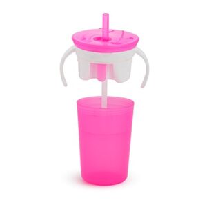 Munchkin® SnackCatch & Sip 2-in-1 Snack Catcher and 2 Piece Spill-Proof Cup, Pink