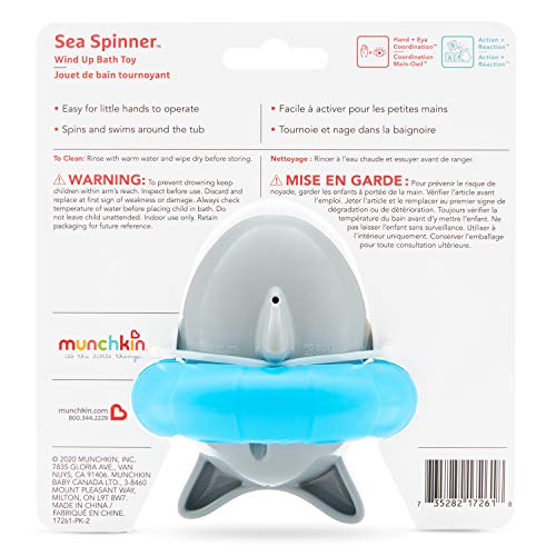 Munchkin® Sea Spinner™ Wind-Up Shark Baby and Toddler Bath Toy