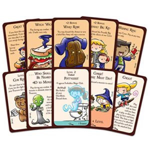 Steve Jackson Games Munchkin Spell Skool Card Game | Family Card Game | Adult, Kids, & Family Game | Fantasy Adventure Card Game | Roleplaying Game | Ages 10+ | 3-4 Players | Avg Play Time 60 Min