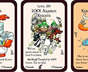 Steve Jackson Games Munchkin Knights Card Game (Mini-Expansion) | 15 Cards | Adult, Kids, & Family Game | Fantasy Adventure Roleplaying Game | Ages 10+ | 3-6 Players | Avg Play Time 120 Min | from