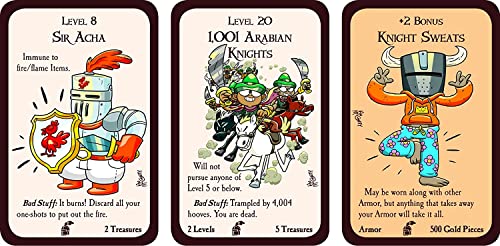 Steve Jackson Games Munchkin Knights Card Game (Mini-Expansion) | 15 Cards | Adult, Kids, & Family Game | Fantasy Adventure Roleplaying Game | Ages 10+ | 3-6 Players | Avg Play Time 120 Min | from